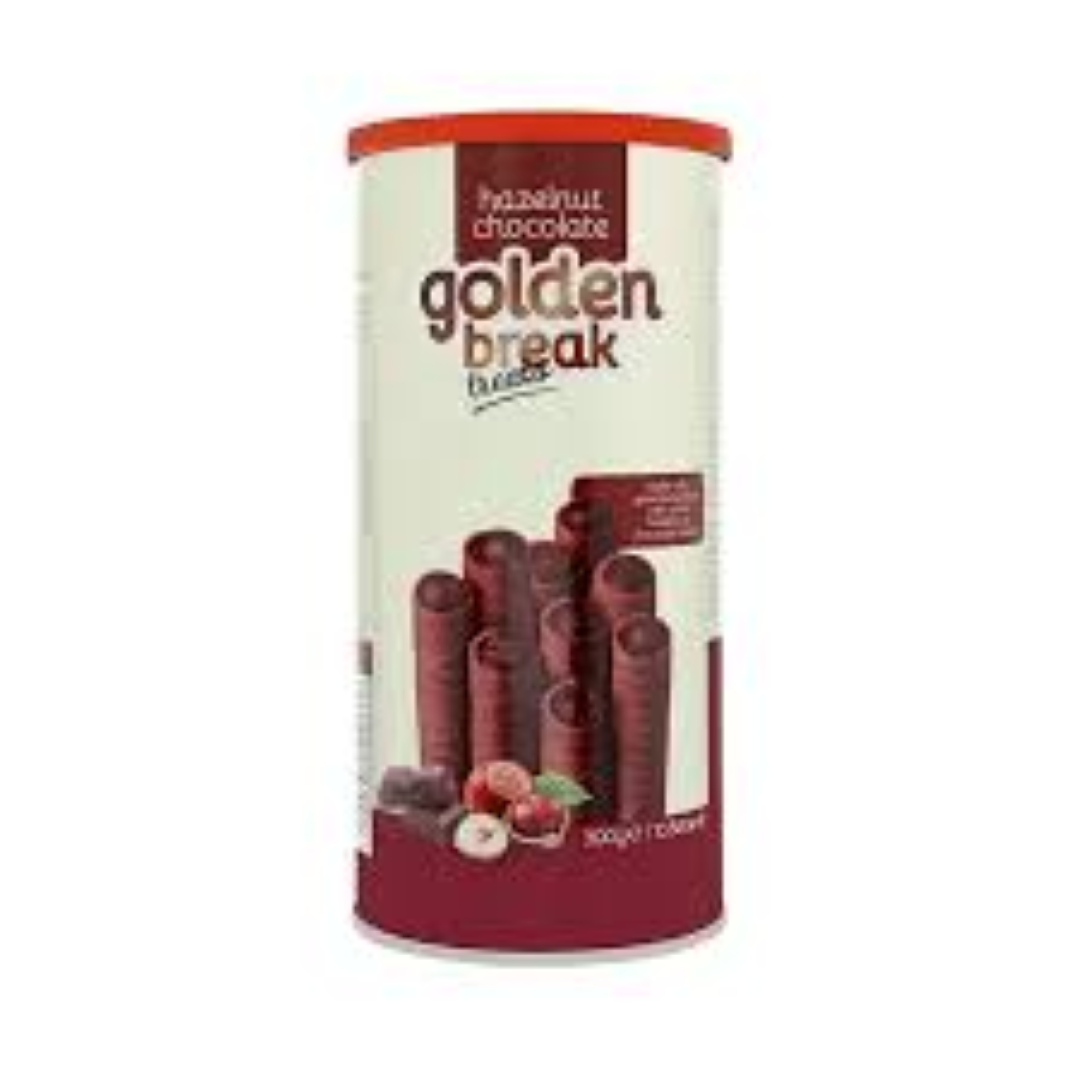 GB HAZELNUT CHOCOLATE FILLING WAFER ROLLS 150G